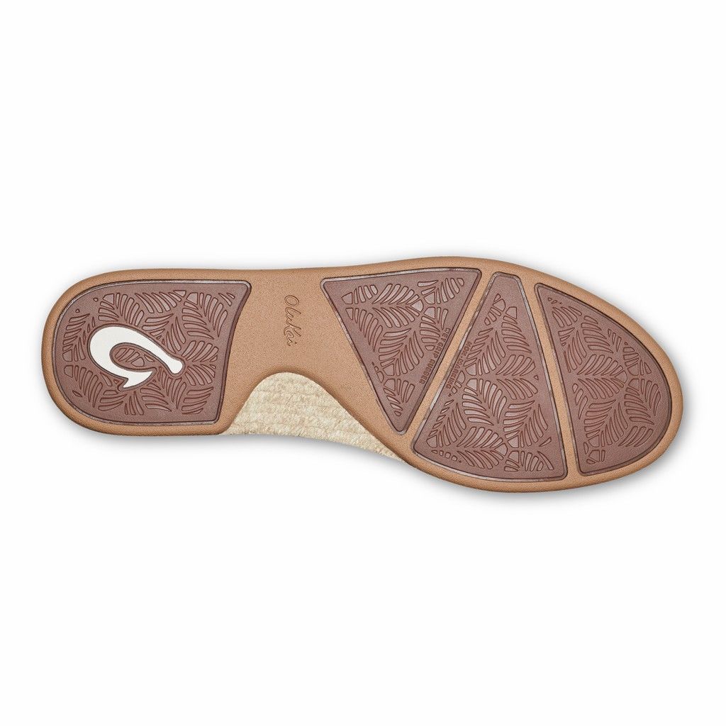 Zapatos Olukai Kaula Pa‘a Kapa - Zapatos Mujer Beige 20076-351